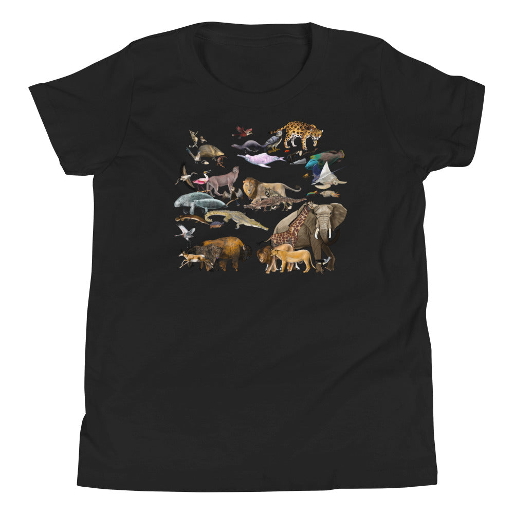 Animals of the World Youth Short Sleeve T-Shirt