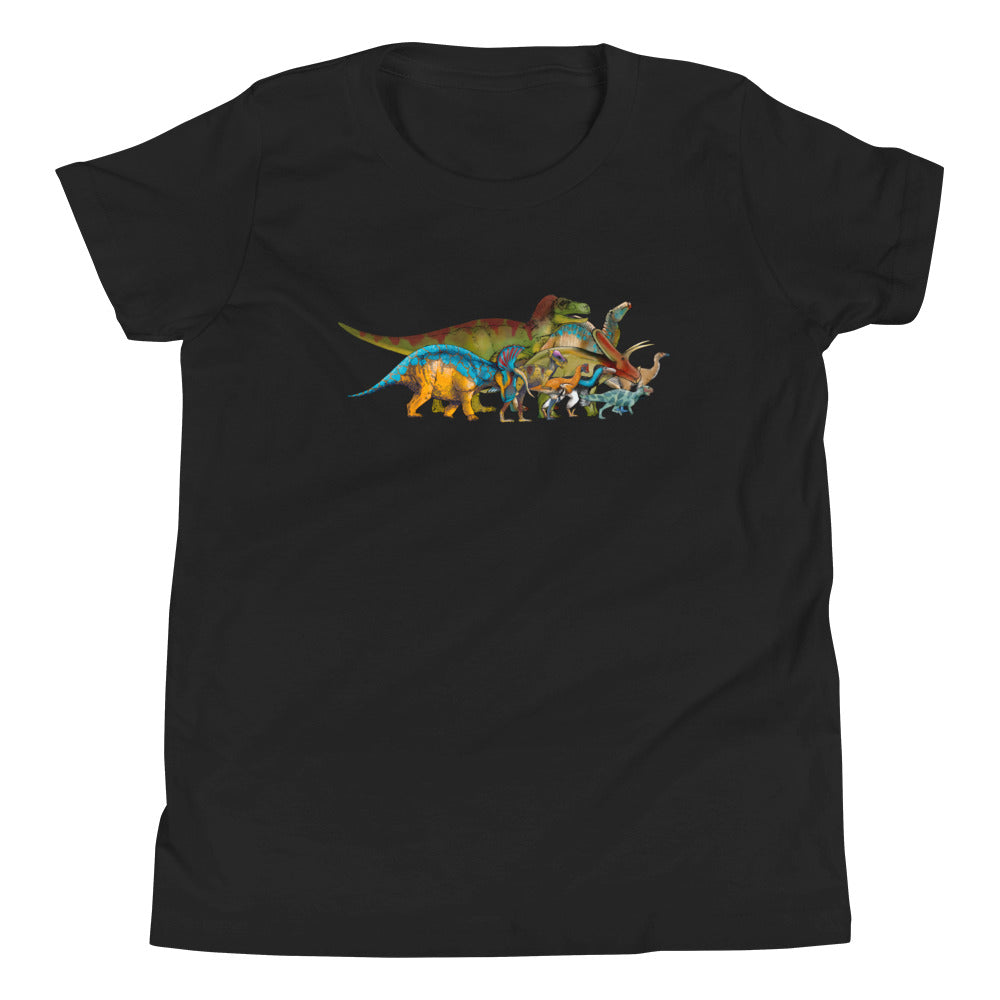 Dinosaurs of Hell Creek Youth Short Sleeve T-Shirt