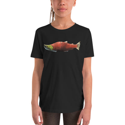 Sockeye Salmon Youth Short Sleeve T-Shirt