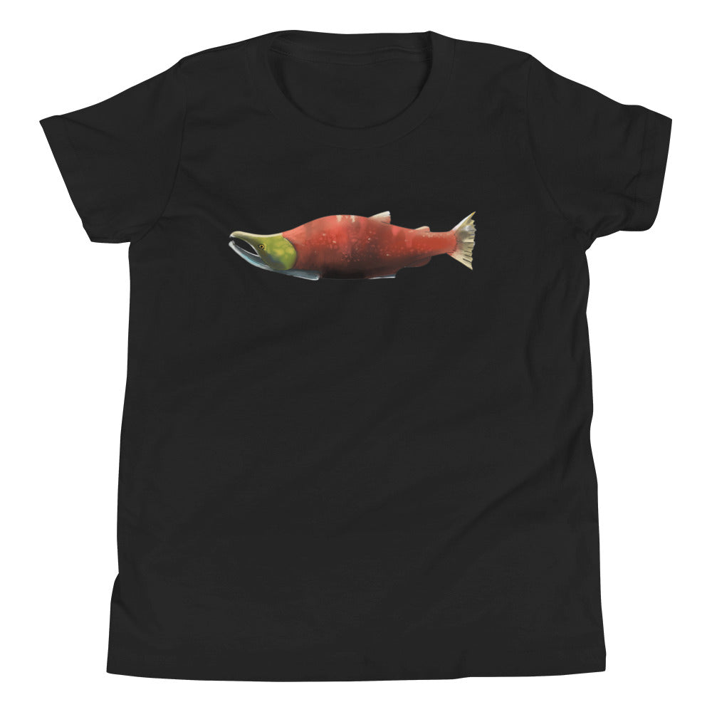 Sockeye Salmon Youth Short Sleeve T-Shirt