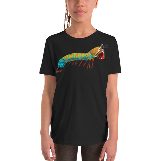 Peacock Mantis Shrimp Youth Short Sleeve T-Shirt
