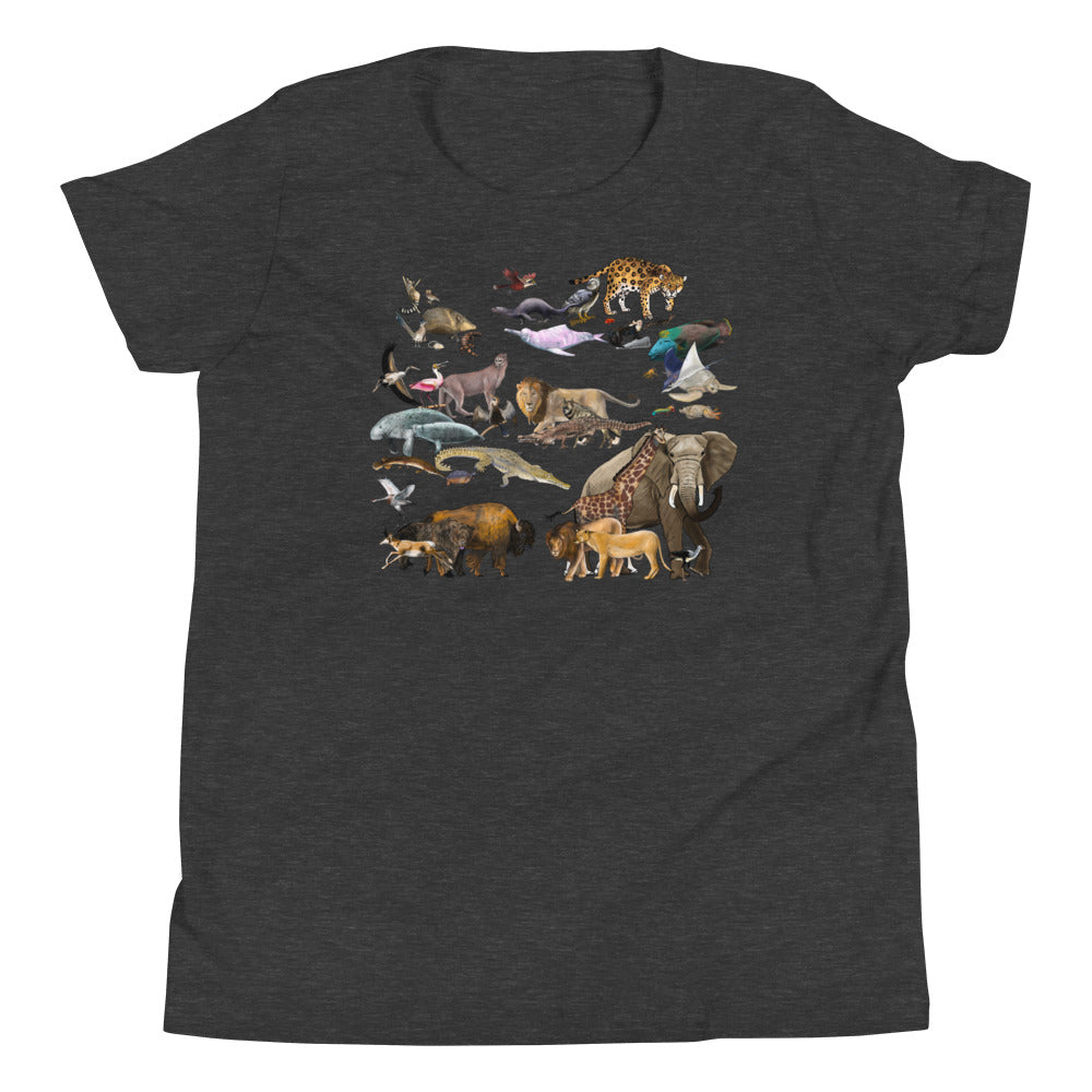 Animals of the World Youth Short Sleeve T-Shirt