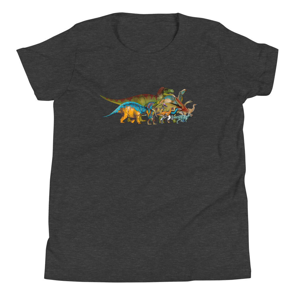 Dinosaurs of Hell Creek Youth Short Sleeve T-Shirt