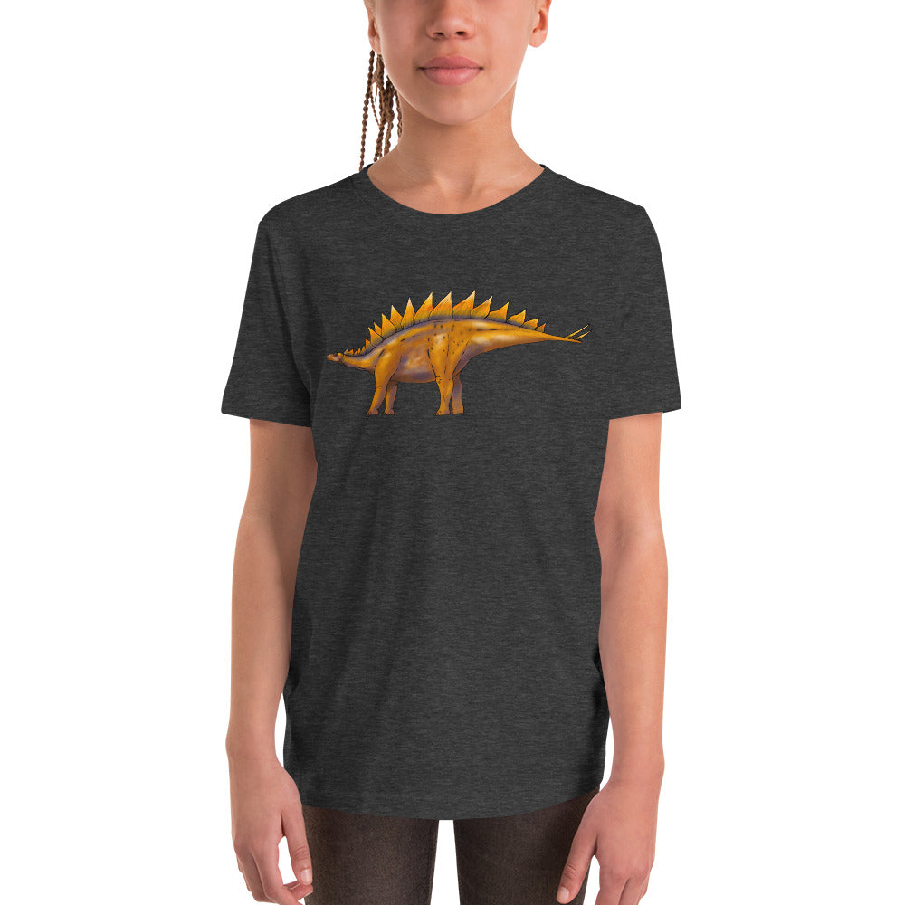 Stegosaurus Youth Short Sleeve T-Shirt