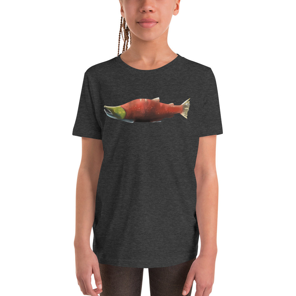 Sockeye Salmon Youth Short Sleeve T-Shirt