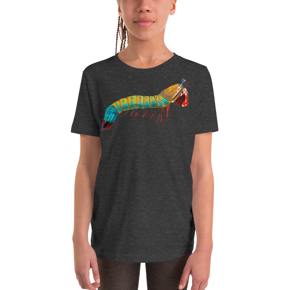 Peacock Mantis Shrimp Youth Short Sleeve T-Shirt