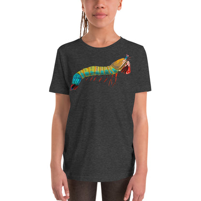 Peacock Mantis Shrimp Youth Short Sleeve T-Shirt