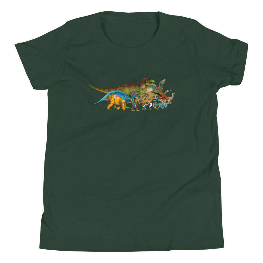 Dinosaurs of Hell Creek Youth Short Sleeve T-Shirt