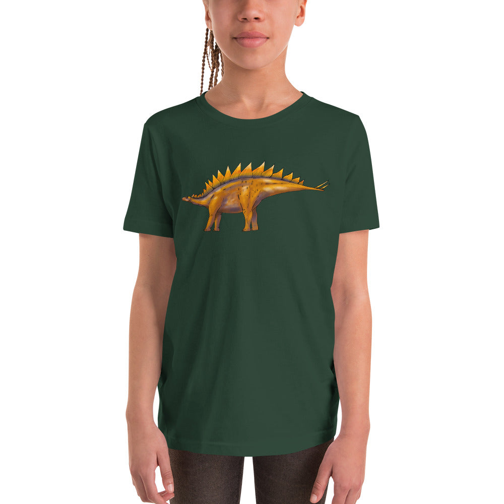 Stegosaurus Youth Short Sleeve T-Shirt