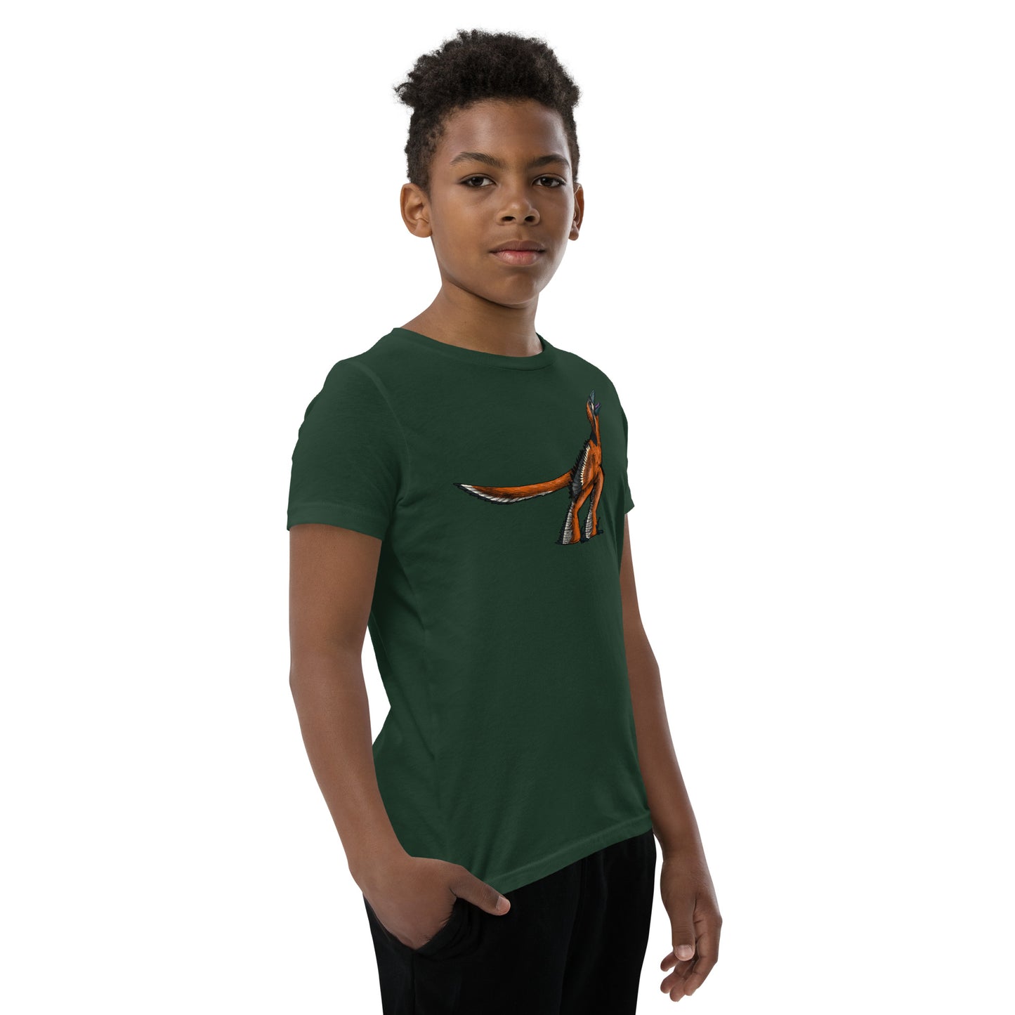 Sinornithosaurus Youth Short Sleeve T-Shirt
