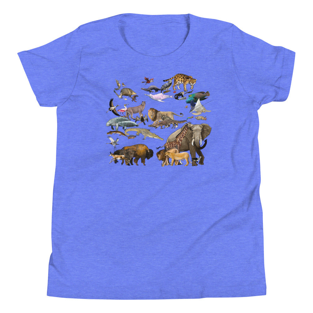 Animals of the World Youth Short Sleeve T-Shirt