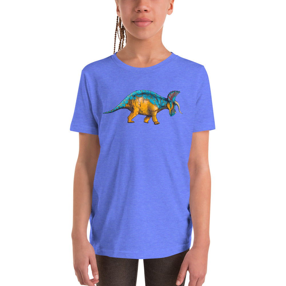 Triceratops Youth Short Sleeve T-Shirt