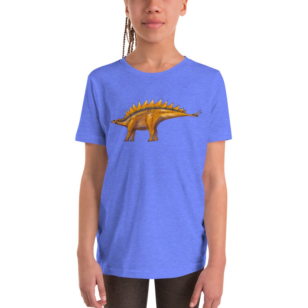 Stegosaurus Youth Short Sleeve T-Shirt