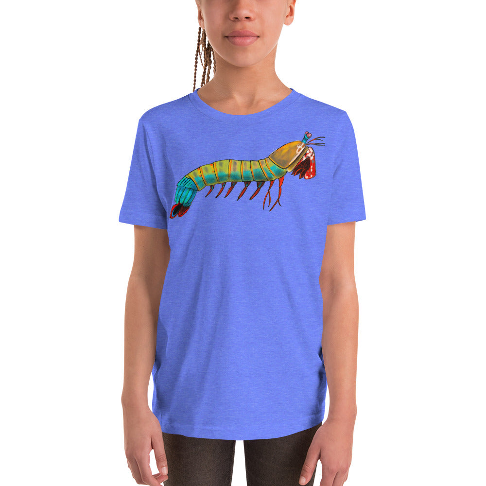 Peacock Mantis Shrimp Youth Short Sleeve T-Shirt