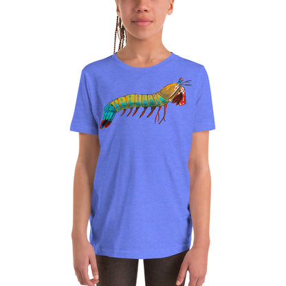 Peacock Mantis Shrimp Youth Short Sleeve T-Shirt
