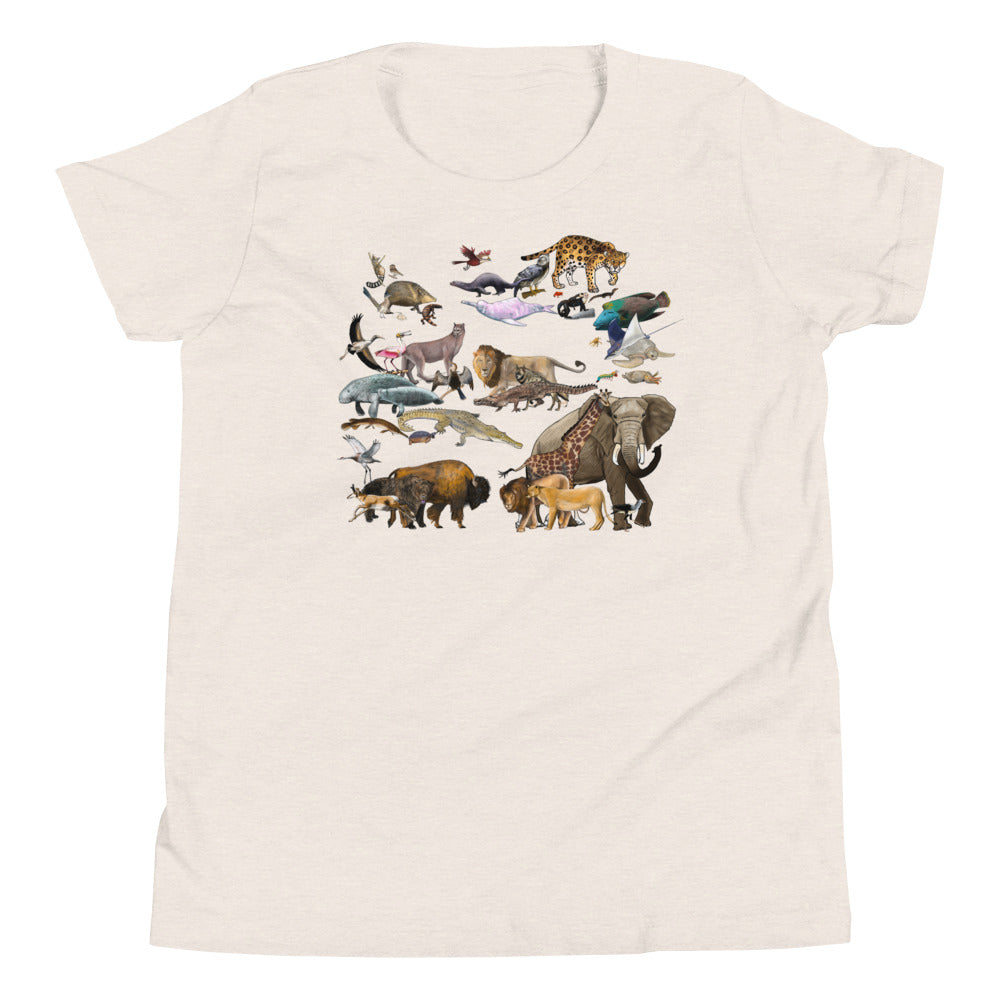 Animals of the World Youth Short Sleeve T-Shirt