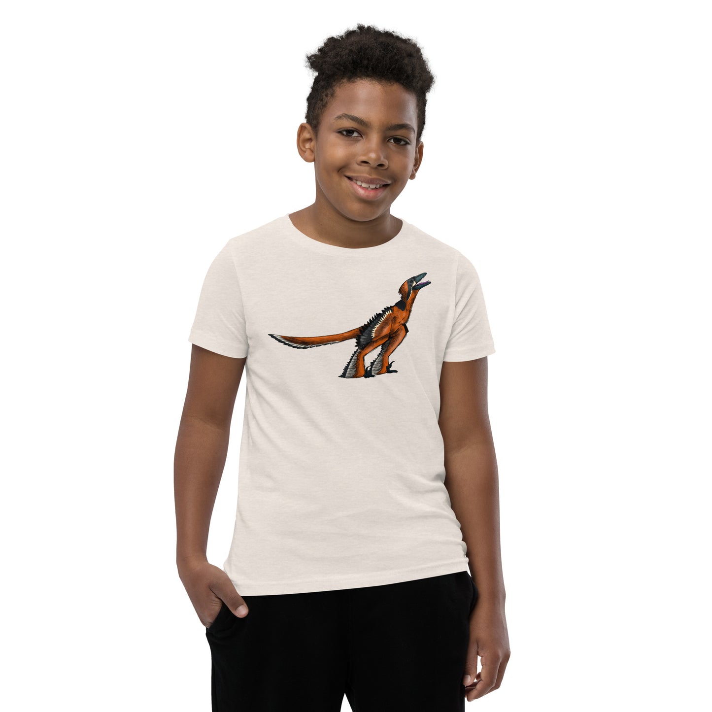 Sinornithosaurus Youth Short Sleeve T-Shirt