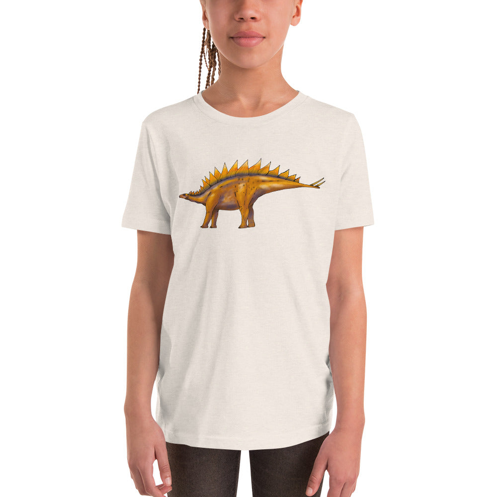 Stegosaurus Youth Short Sleeve T-Shirt