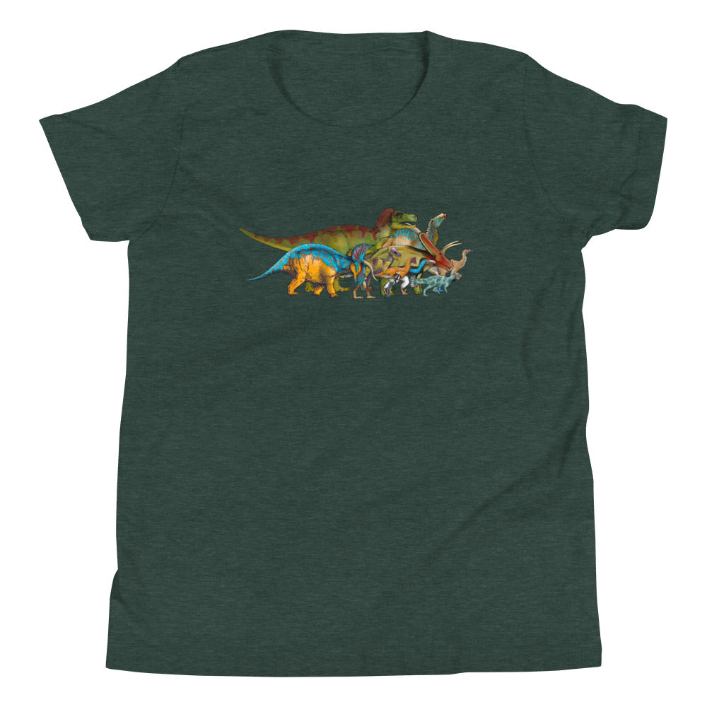 Dinosaurs of Hell Creek Youth Short Sleeve T-Shirt