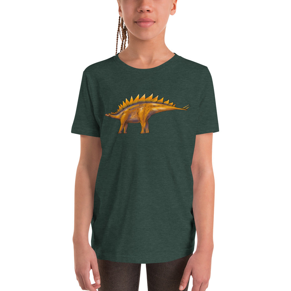 Stegosaurus Youth Short Sleeve T-Shirt