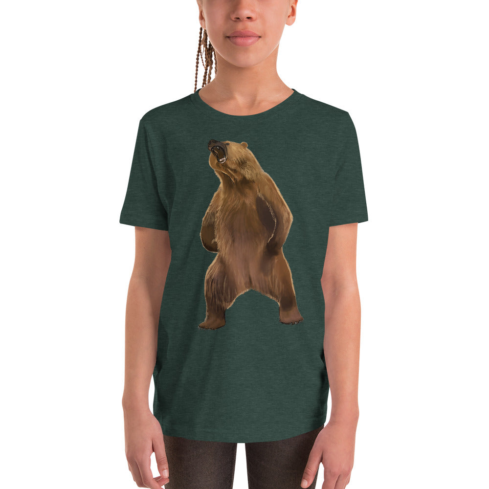 Kodiak Bear Youth Short Sleeve T-Shirt