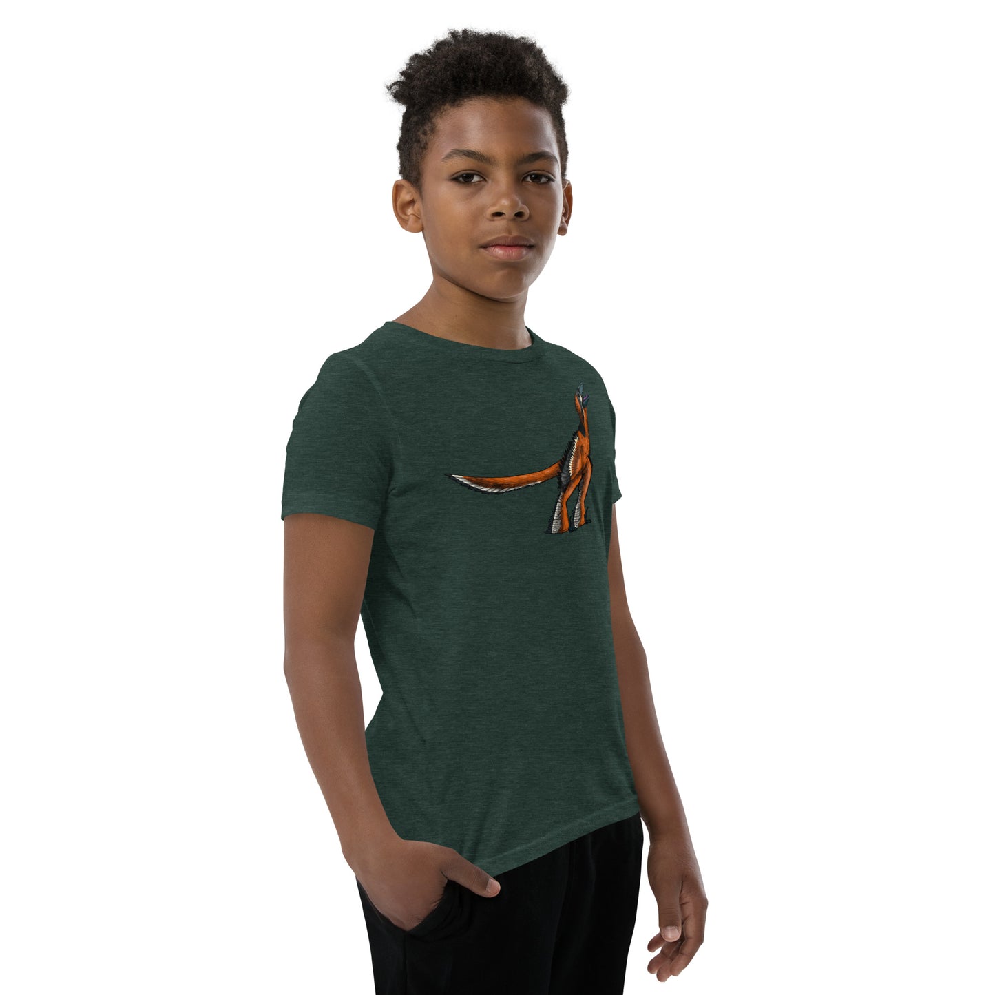 Sinornithosaurus Youth Short Sleeve T-Shirt