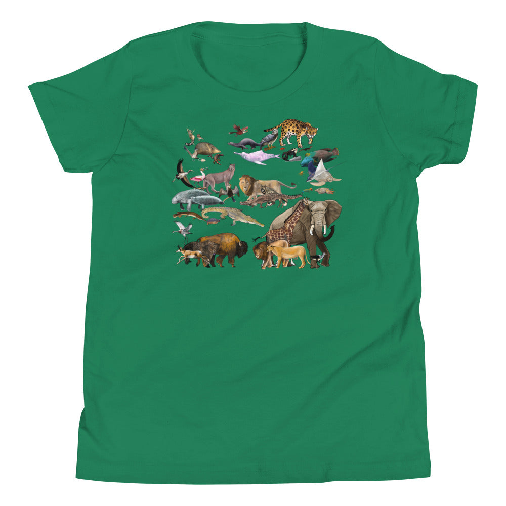 Animals of the World Youth Short Sleeve T-Shirt