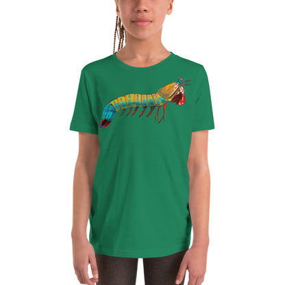 Peacock Mantis Shrimp Youth Short Sleeve T-Shirt