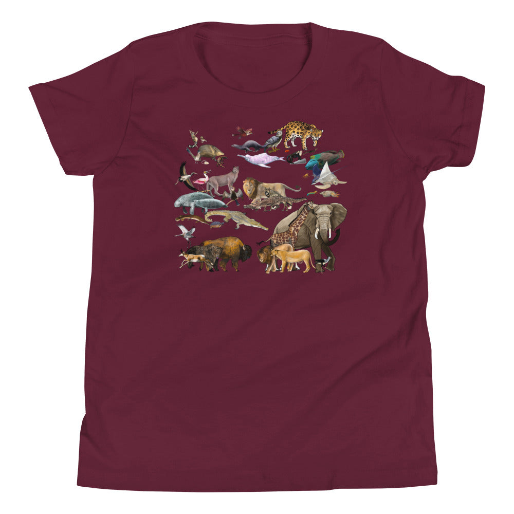 Animals of the World Youth Short Sleeve T-Shirt