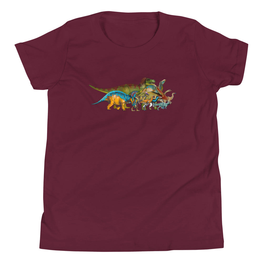 Dinosaurs of Hell Creek Youth Short Sleeve T-Shirt