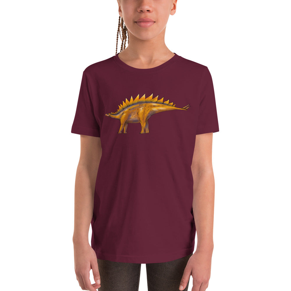 Stegosaurus Youth Short Sleeve T-Shirt