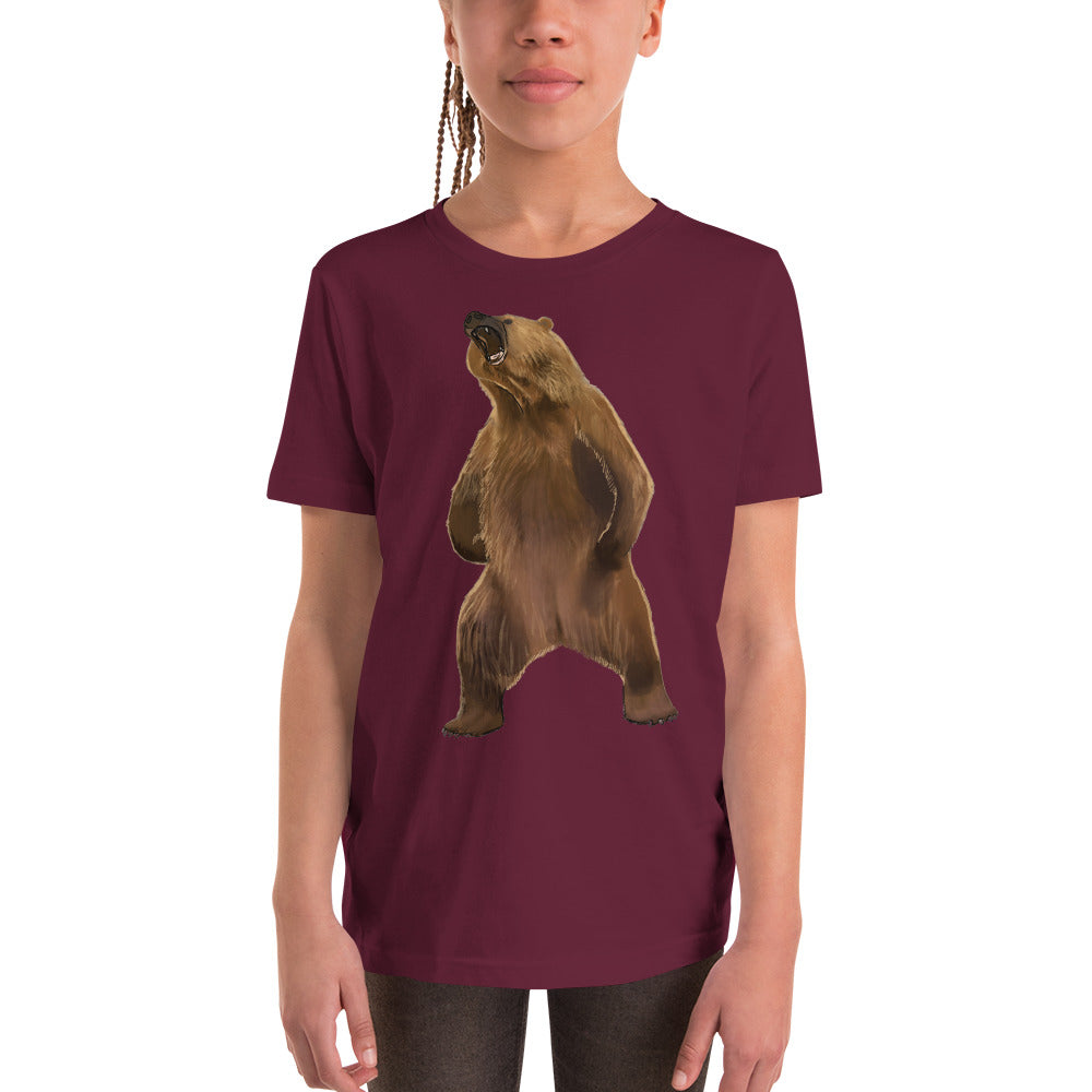 Kodiak Bear Youth Short Sleeve T-Shirt