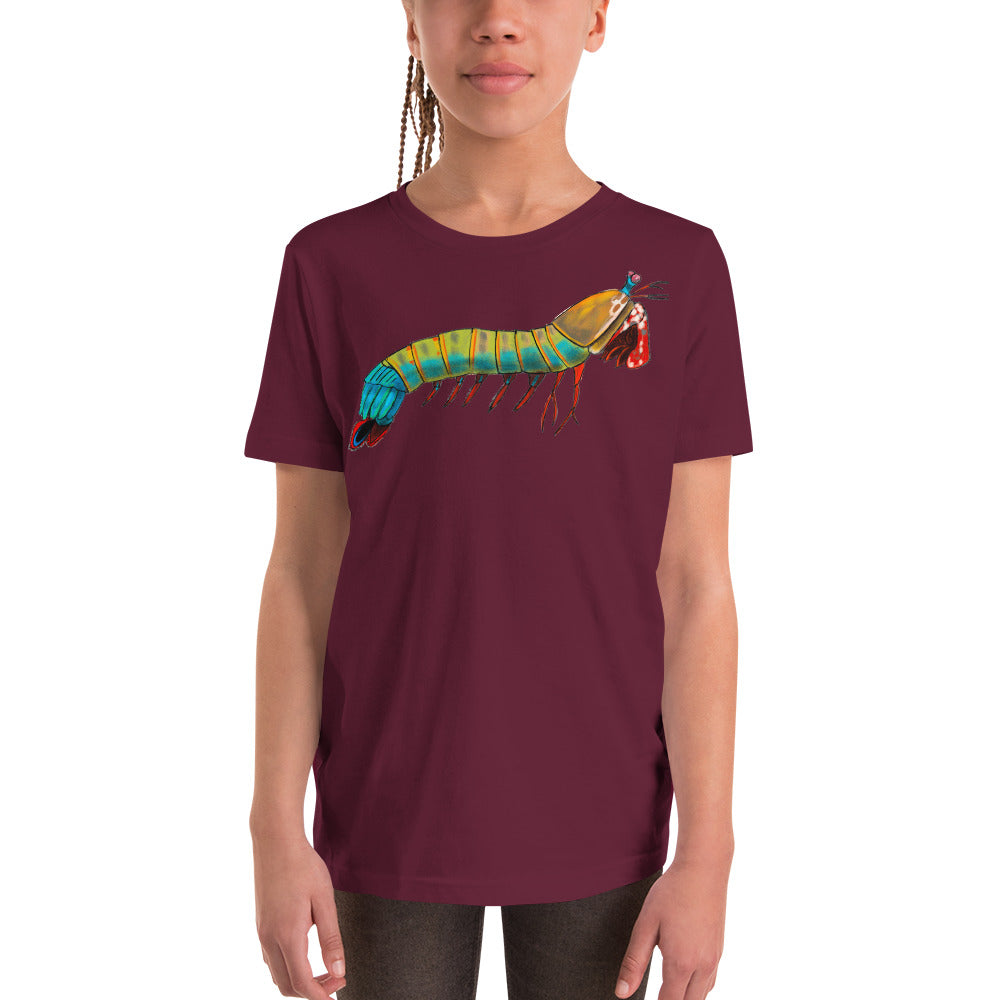 Peacock Mantis Shrimp Youth Short Sleeve T-Shirt