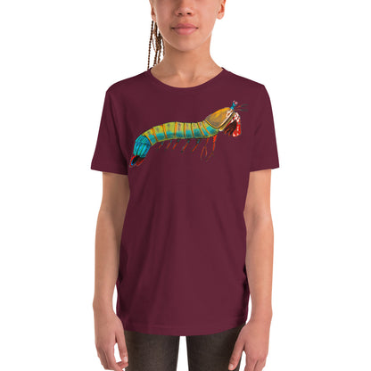 Peacock Mantis Shrimp Youth Short Sleeve T-Shirt