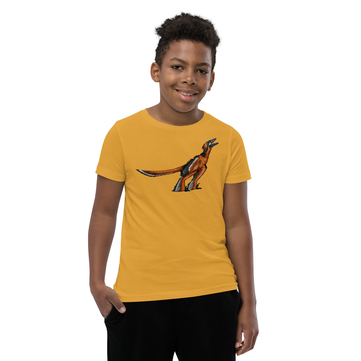 Sinornithosaurus Youth Short Sleeve T-Shirt