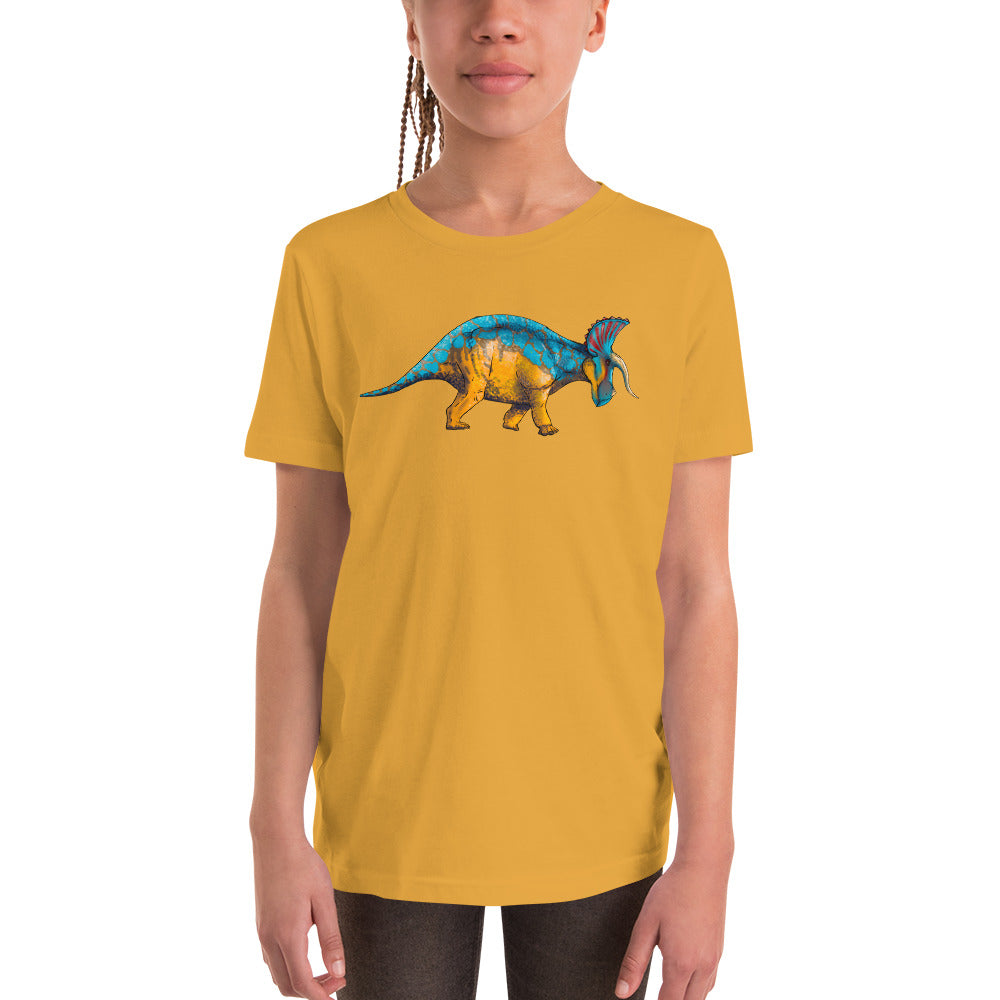 Triceratops Youth Short Sleeve T-Shirt