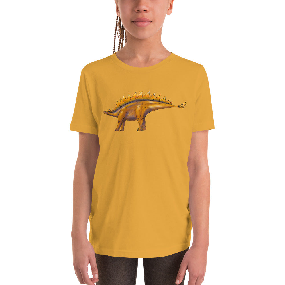Stegosaurus Youth Short Sleeve T-Shirt