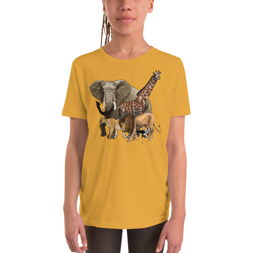 Wildlife Safari Youth Short Sleeve T-Shirt