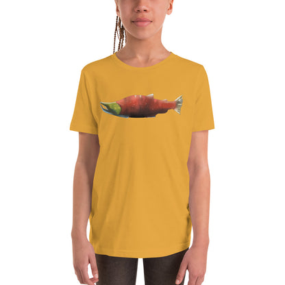 Sockeye Salmon Youth Short Sleeve T-Shirt