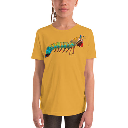 Peacock Mantis Shrimp Youth Short Sleeve T-Shirt