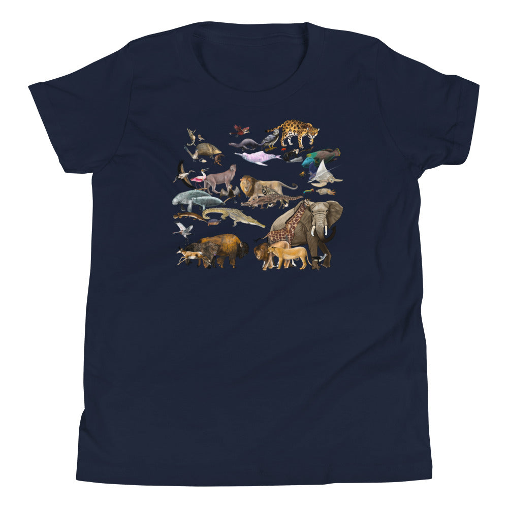 Animals of the World Youth Short Sleeve T-Shirt