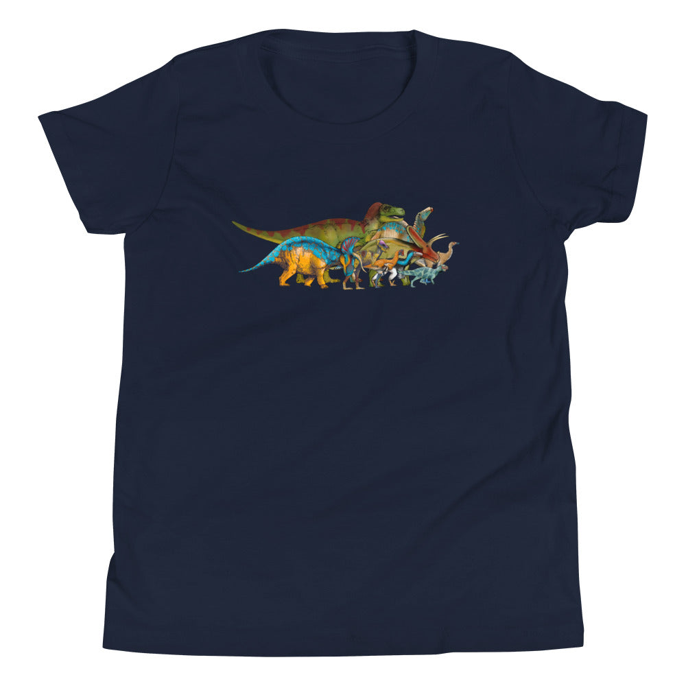 Dinosaurs of Hell Creek Youth Short Sleeve T-Shirt