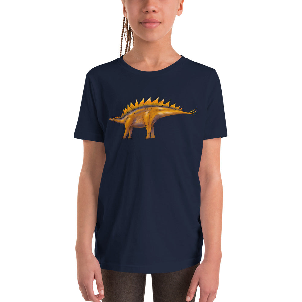 Stegosaurus Youth Short Sleeve T-Shirt