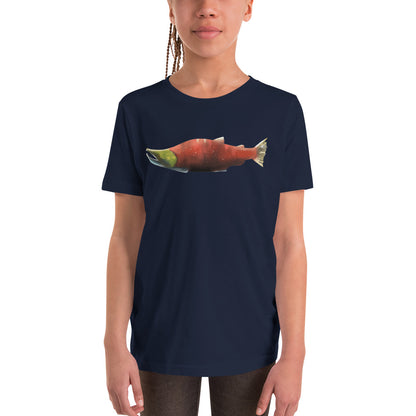 Sockeye Salmon Youth Short Sleeve T-Shirt