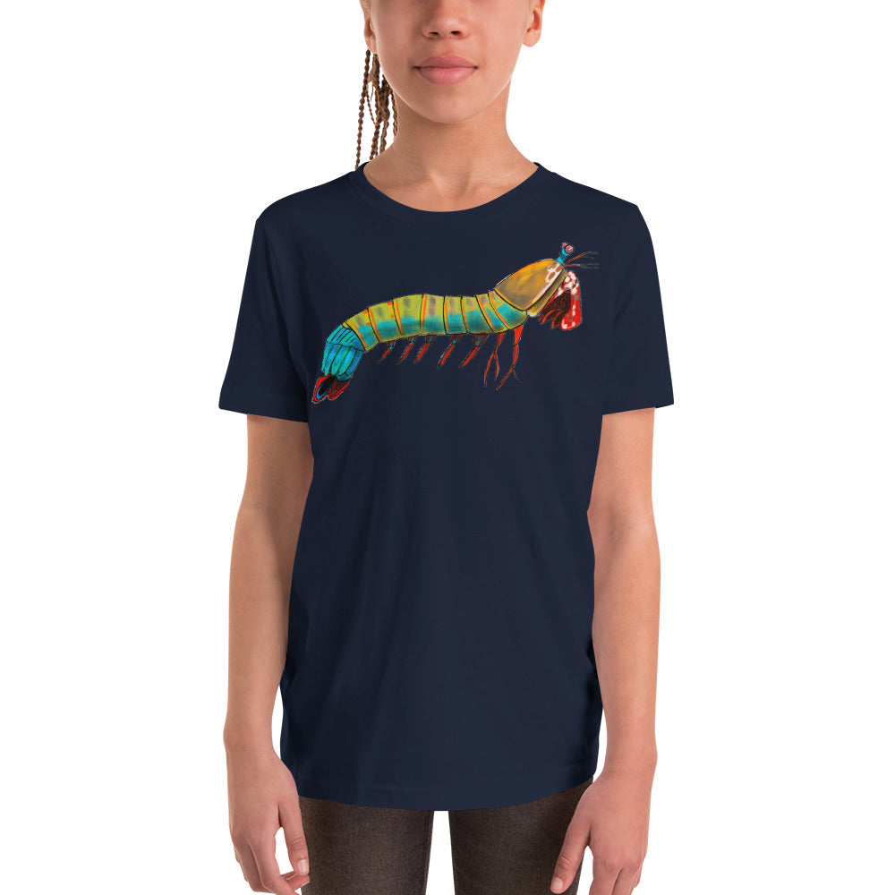 Peacock Mantis Shrimp Youth Short Sleeve T-Shirt