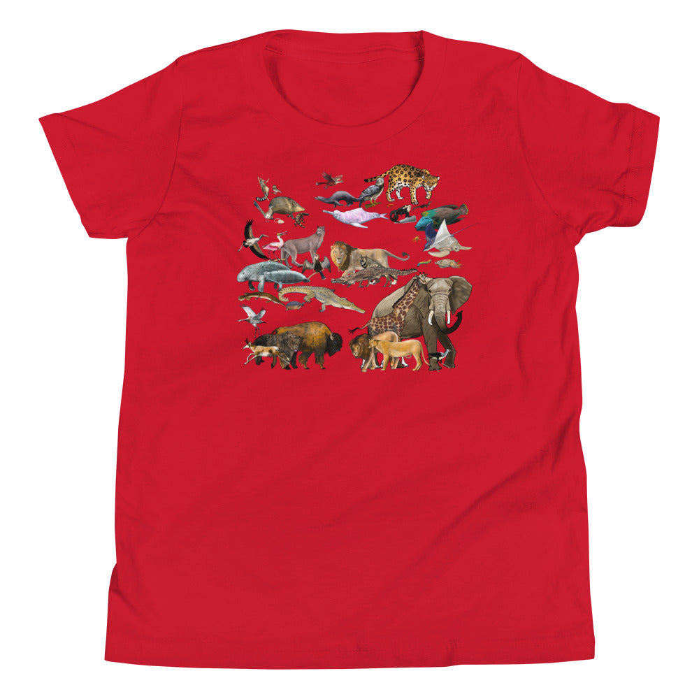 Animals of the World Youth Short Sleeve T-Shirt