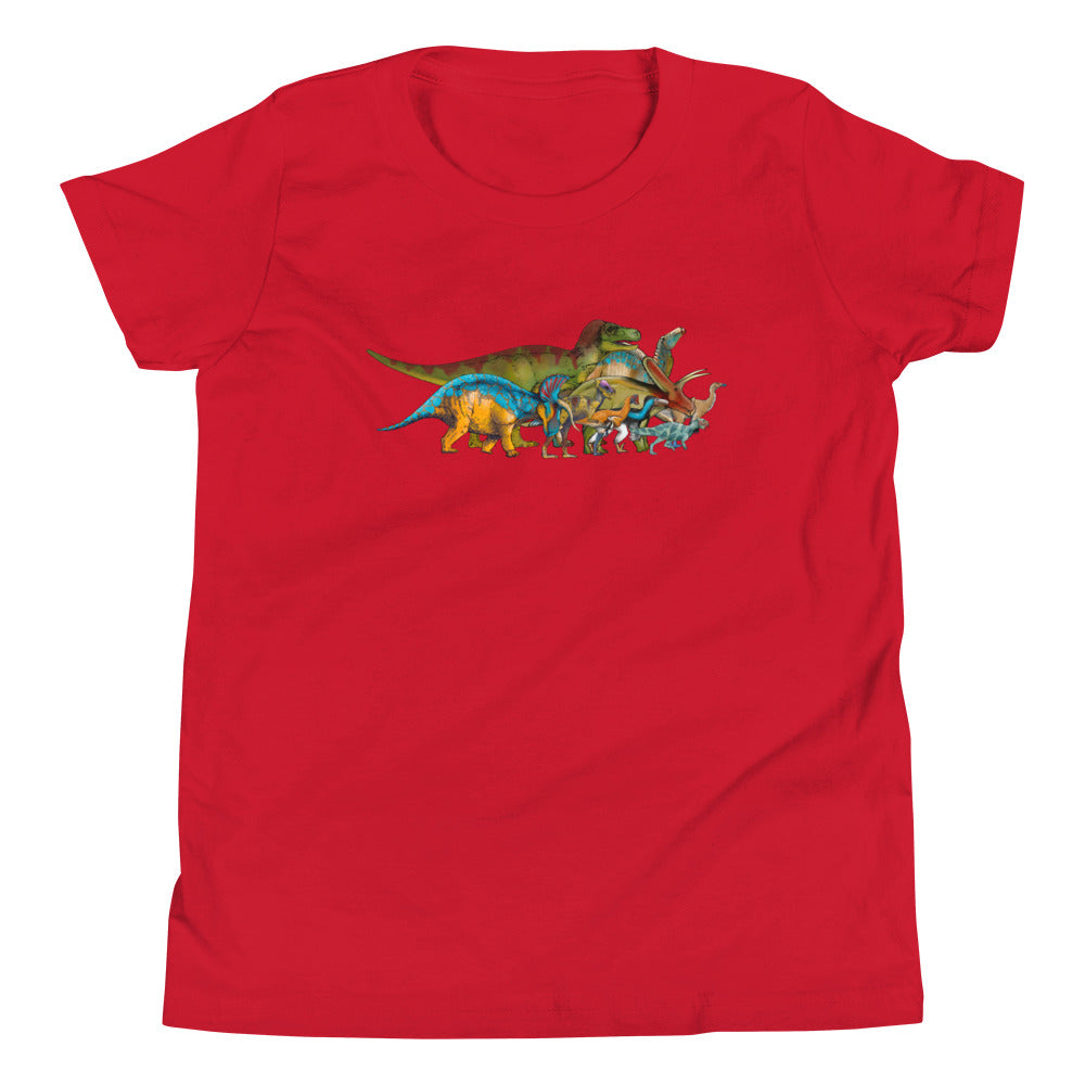 Dinosaurs of Hell Creek Youth Short Sleeve T-Shirt