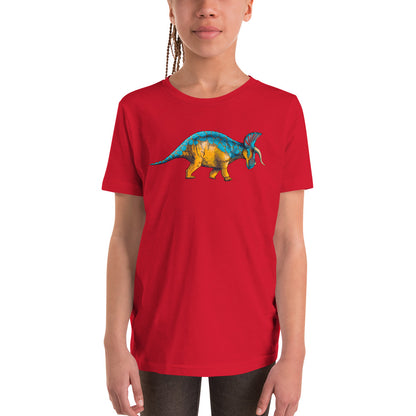 Triceratops Youth Short Sleeve T-Shirt