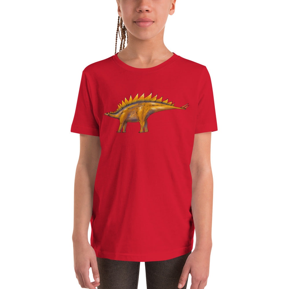 Stegosaurus Youth Short Sleeve T-Shirt