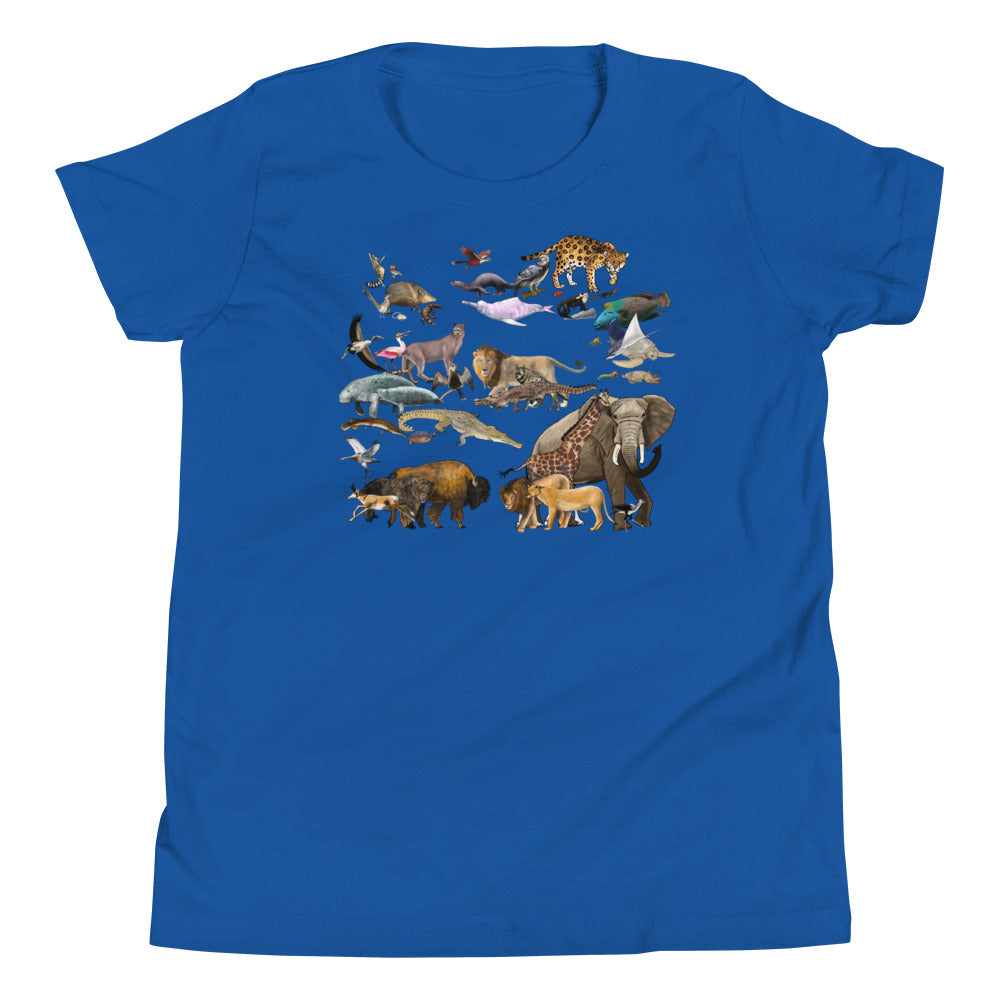 Animals of the World Youth Short Sleeve T-Shirt